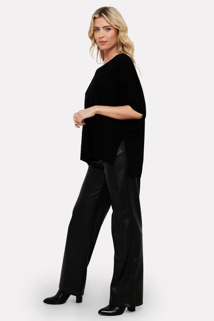 brodie bronte cashmere tee black