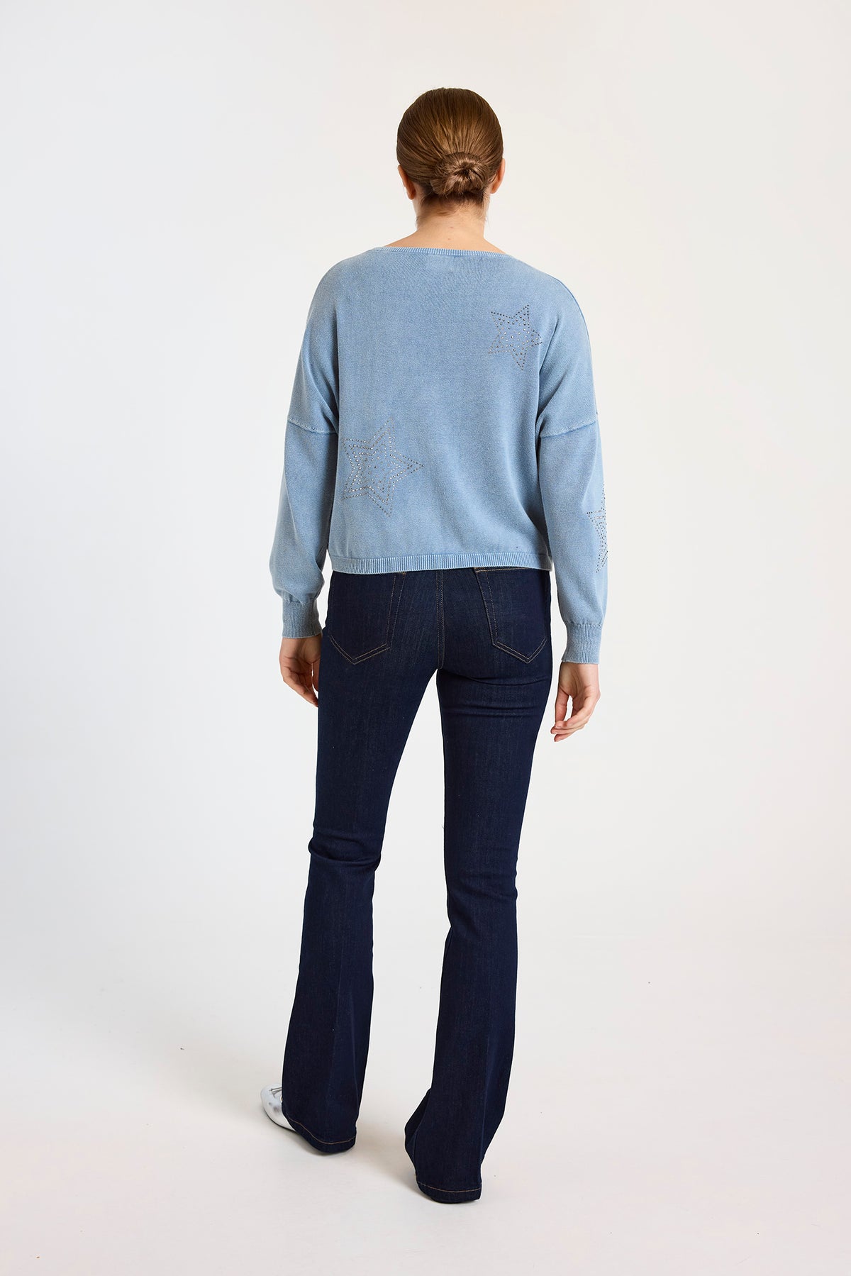 wispr by brodie ida star sweatshirt denim