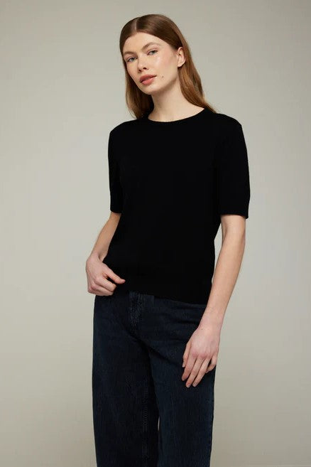 brodie lucy crew neck tee coal 