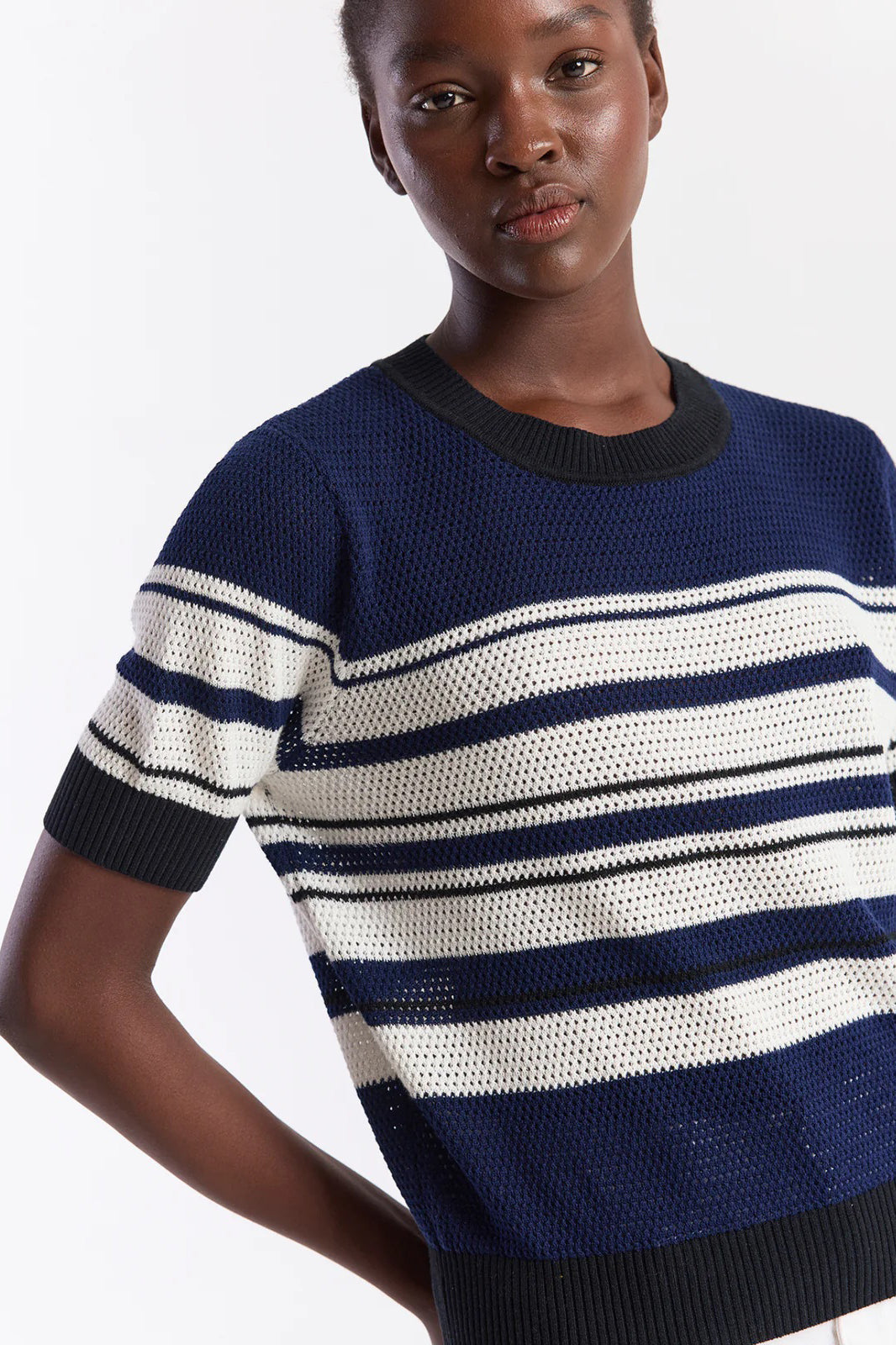 wispr by brodie texture stripe tee