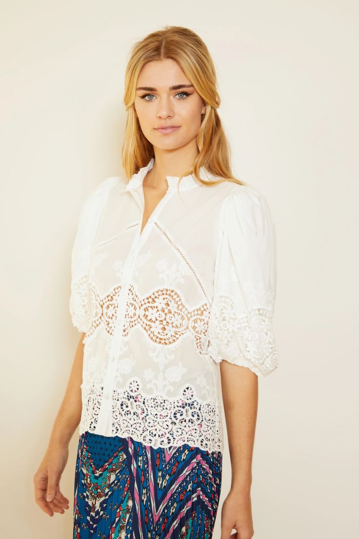 caballero celeste top ivory 