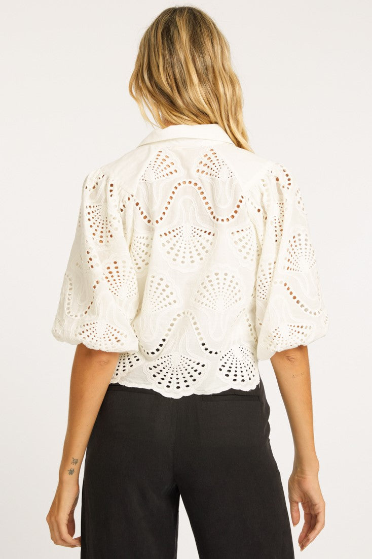 caballero juliette top ivory