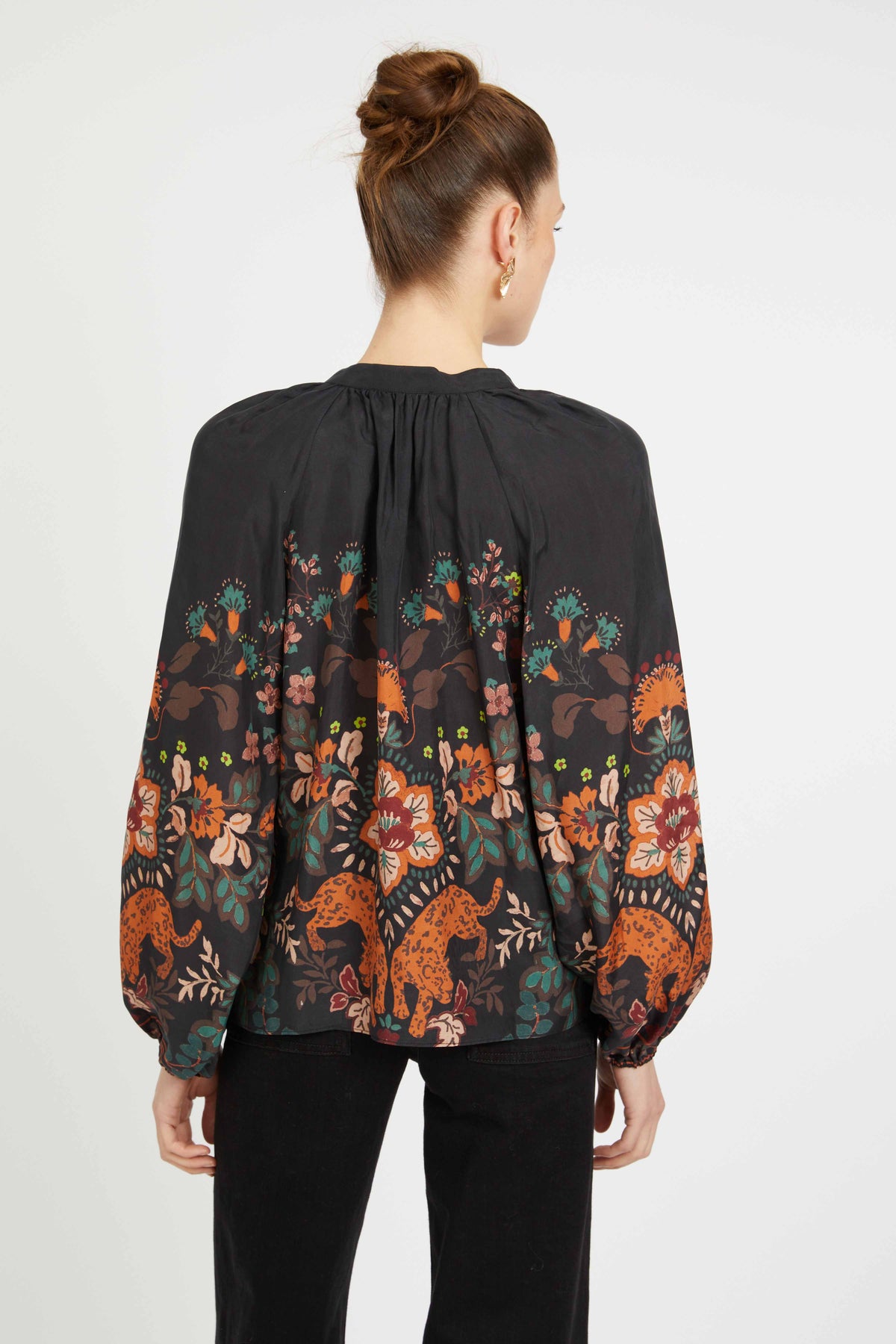 caballero sophie top leopard peony