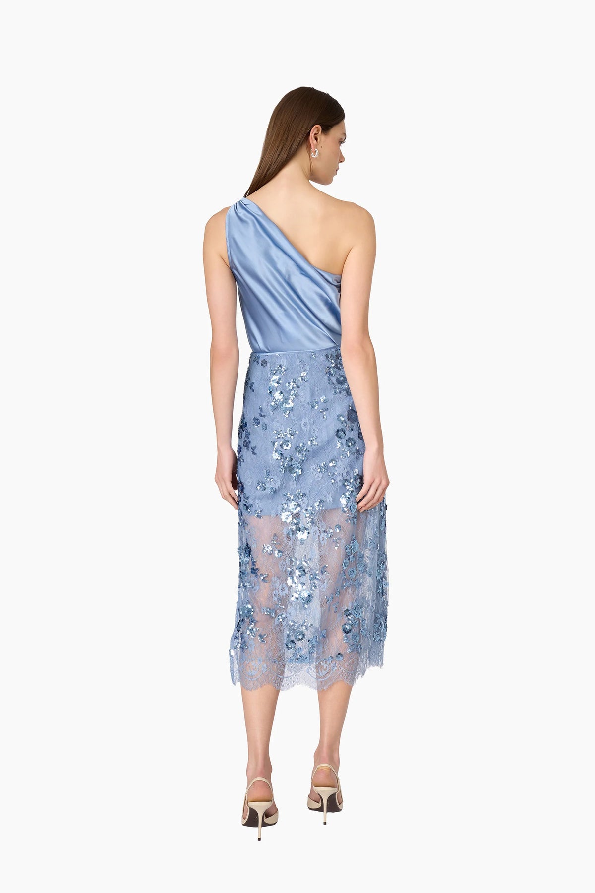 cami nyc aylin skirt mist sequin lace