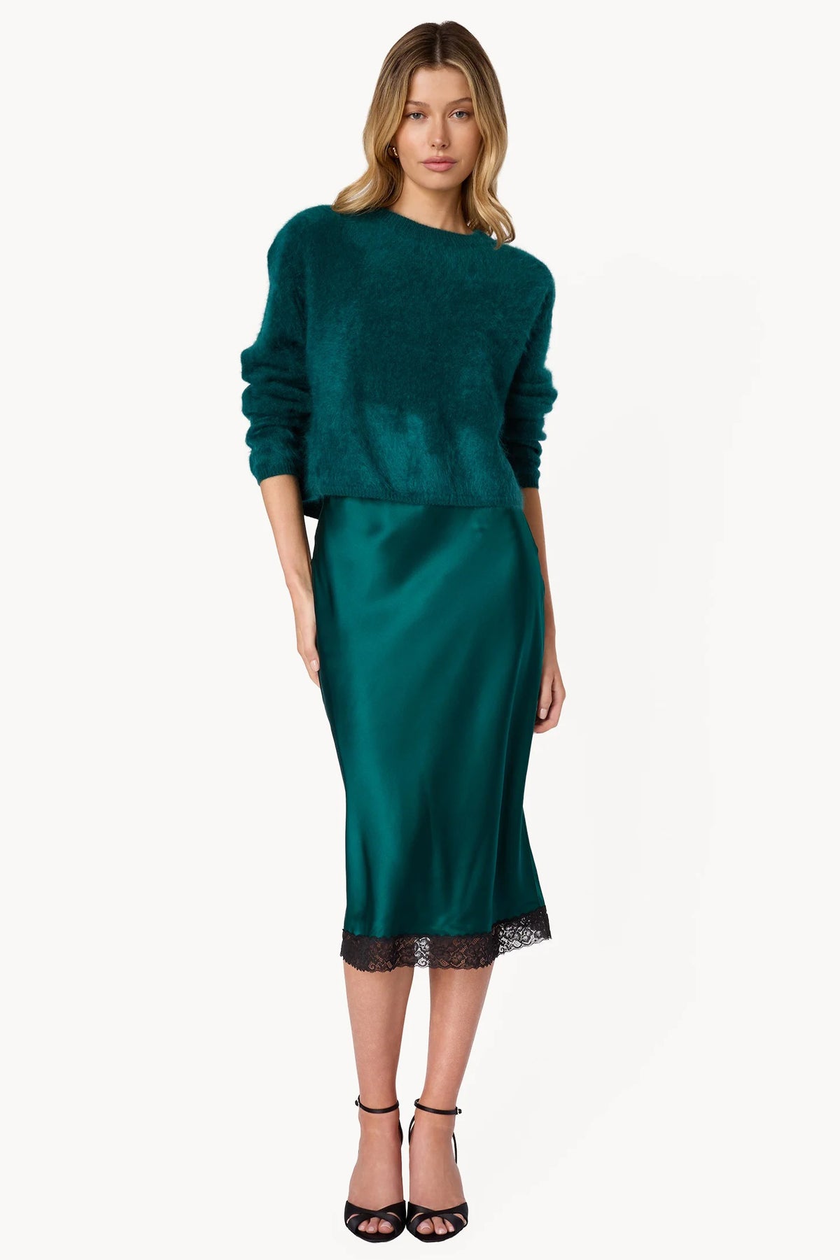 cami nyc muriel skirt dark green