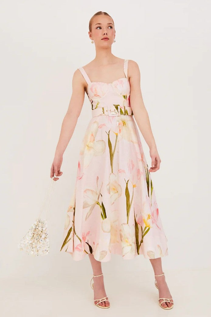 cara cara calypso dress lillian blush