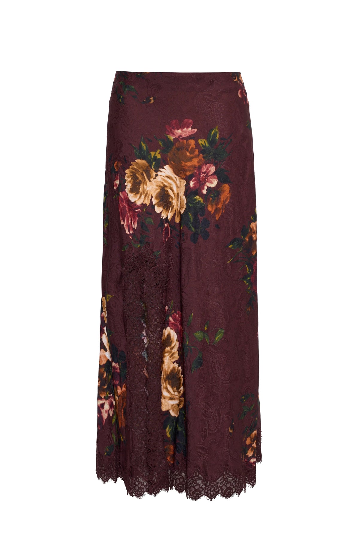 cara cara lou skirt ariana flora merlot