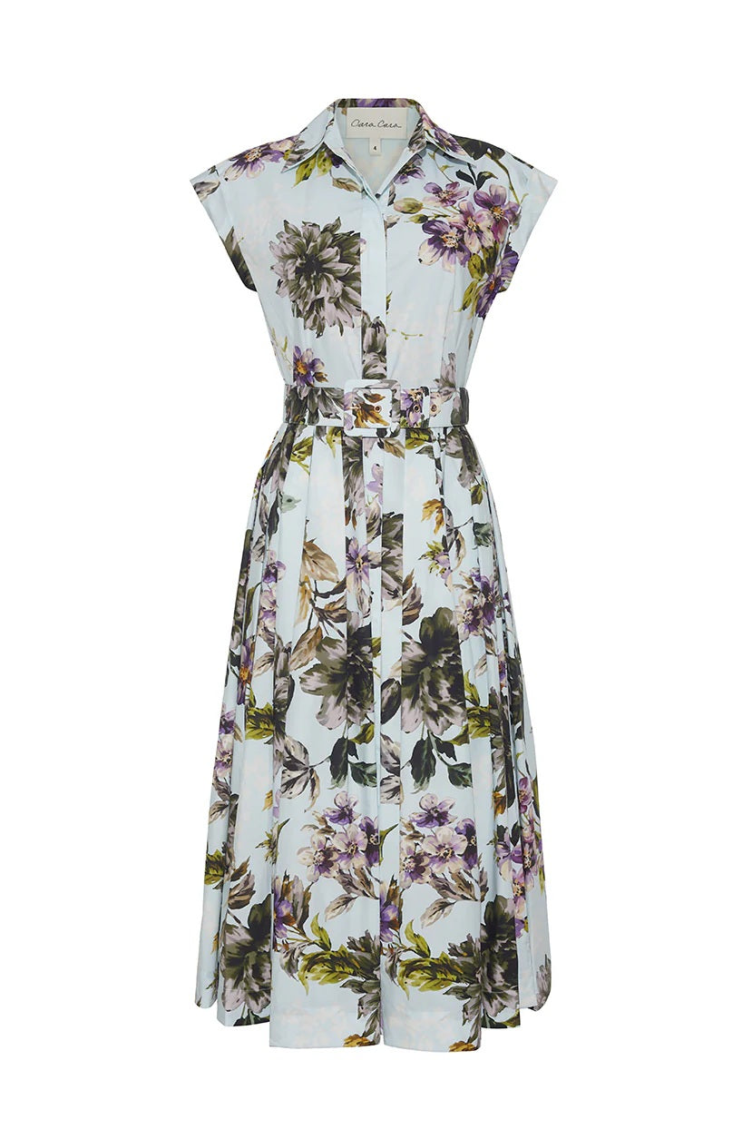 cara cara octavia dress margaux bloom blue