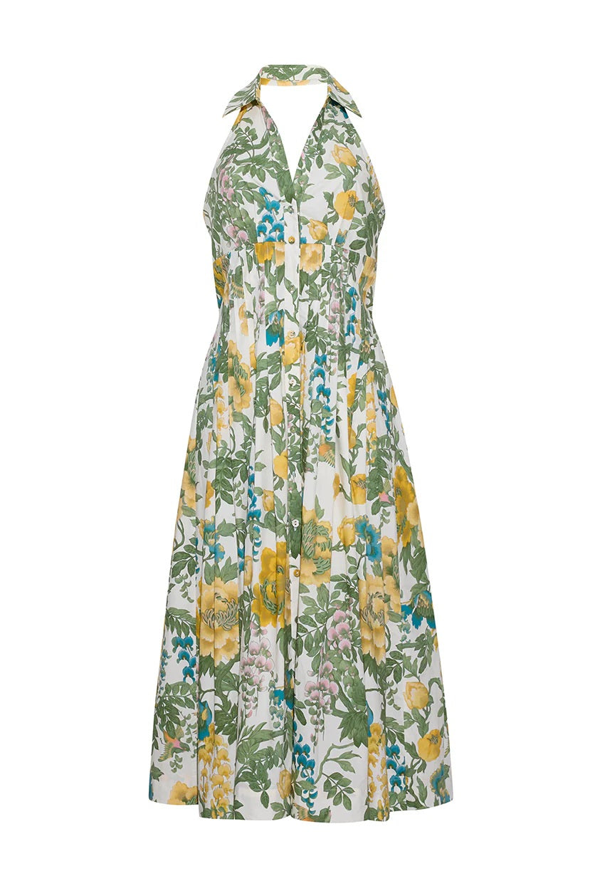 cara cara rashida dress flora meadow ivory