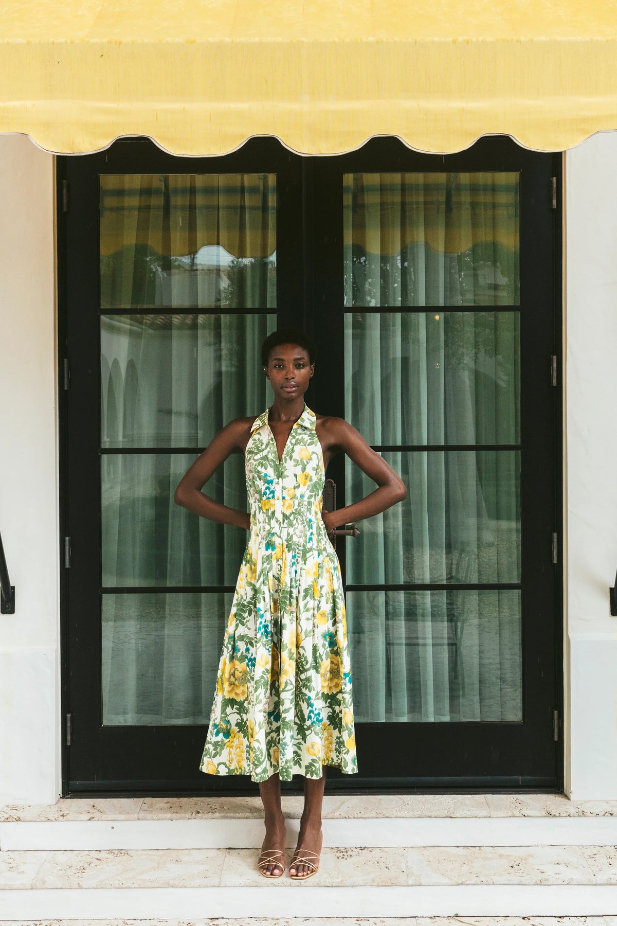 cara cara rashida dress 4 / flora meadow ivory cara cara rashida dress 4 / flora meadow ivory