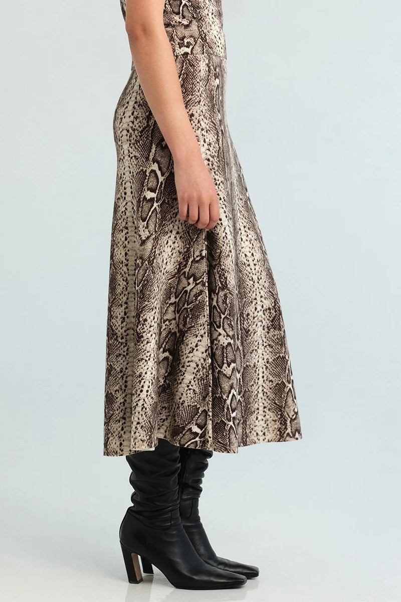 cara cara sandra skirt oatmeal snake
