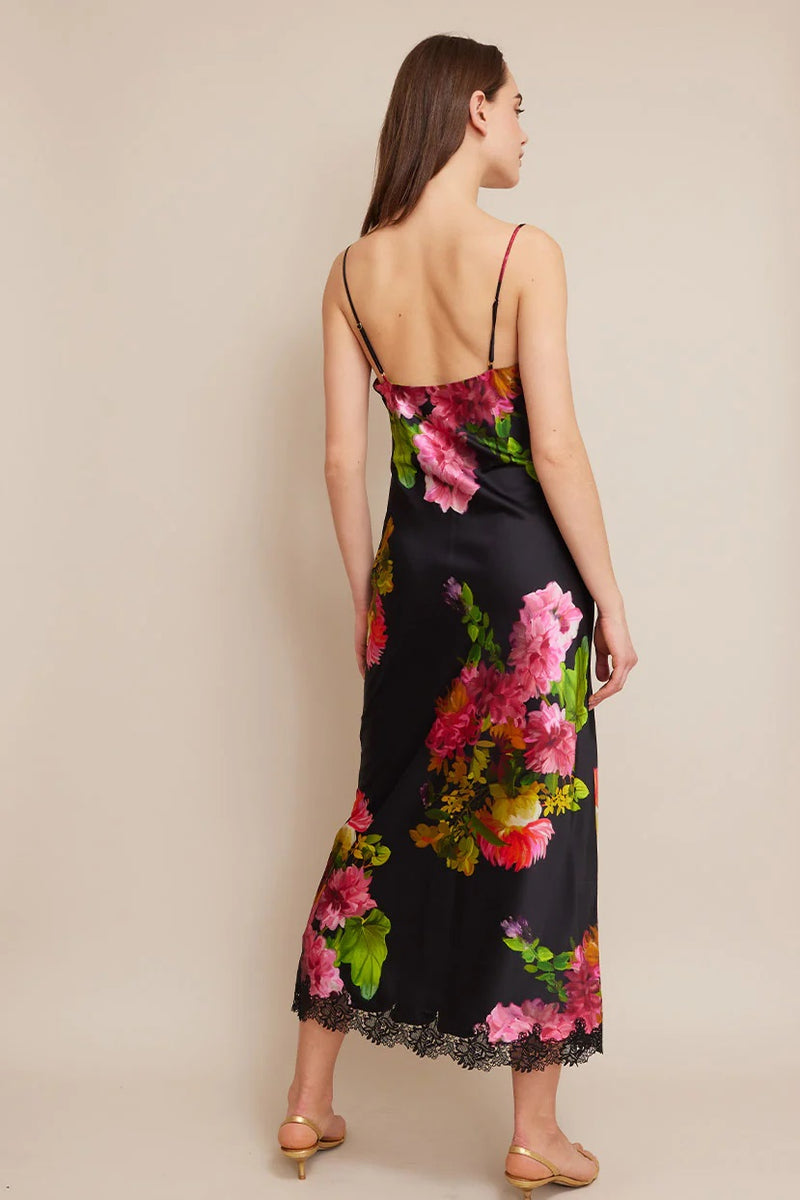 cara cara stephanie dress black floral
