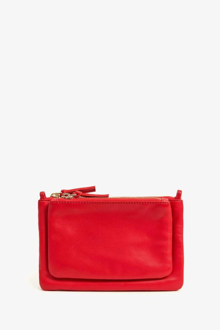 clare v. wallet clutch plus red