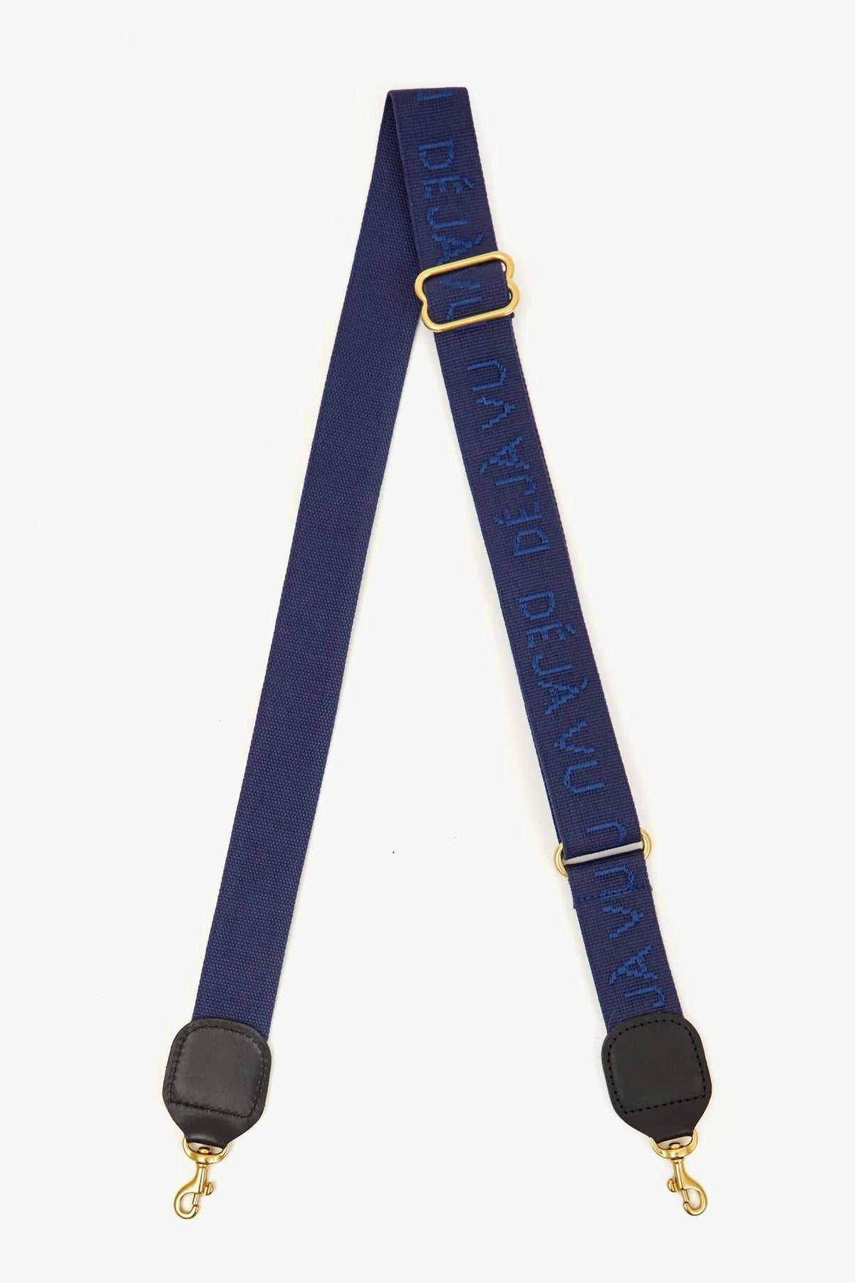 clare v. adjustable crossbody strap navy blue deja vu