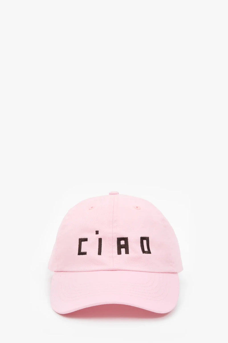 clare v. baseball hat light pink chocolate ciao