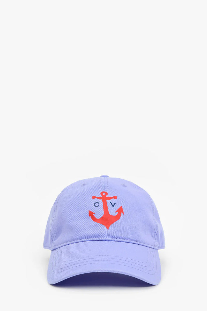 clare v. baseball hat lilac anchor