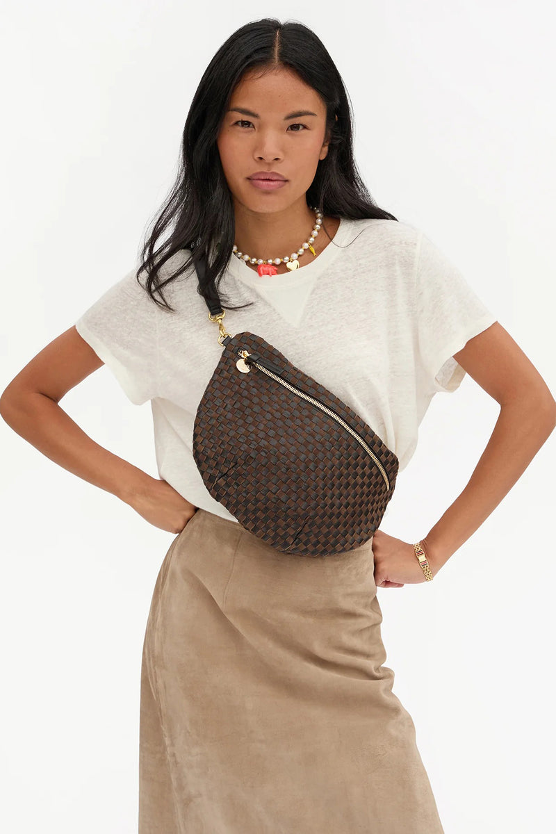clare v. grande fanny black chocolate woven
