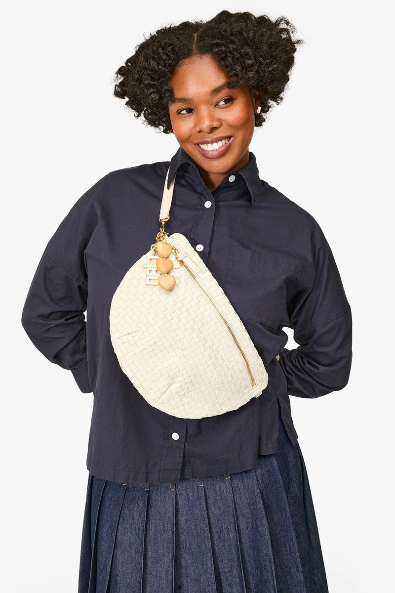 clare v. grande fanny cream woven checker