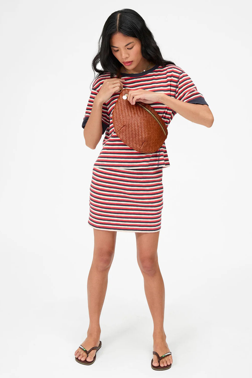 clare v. grande fanny hazelnut woven