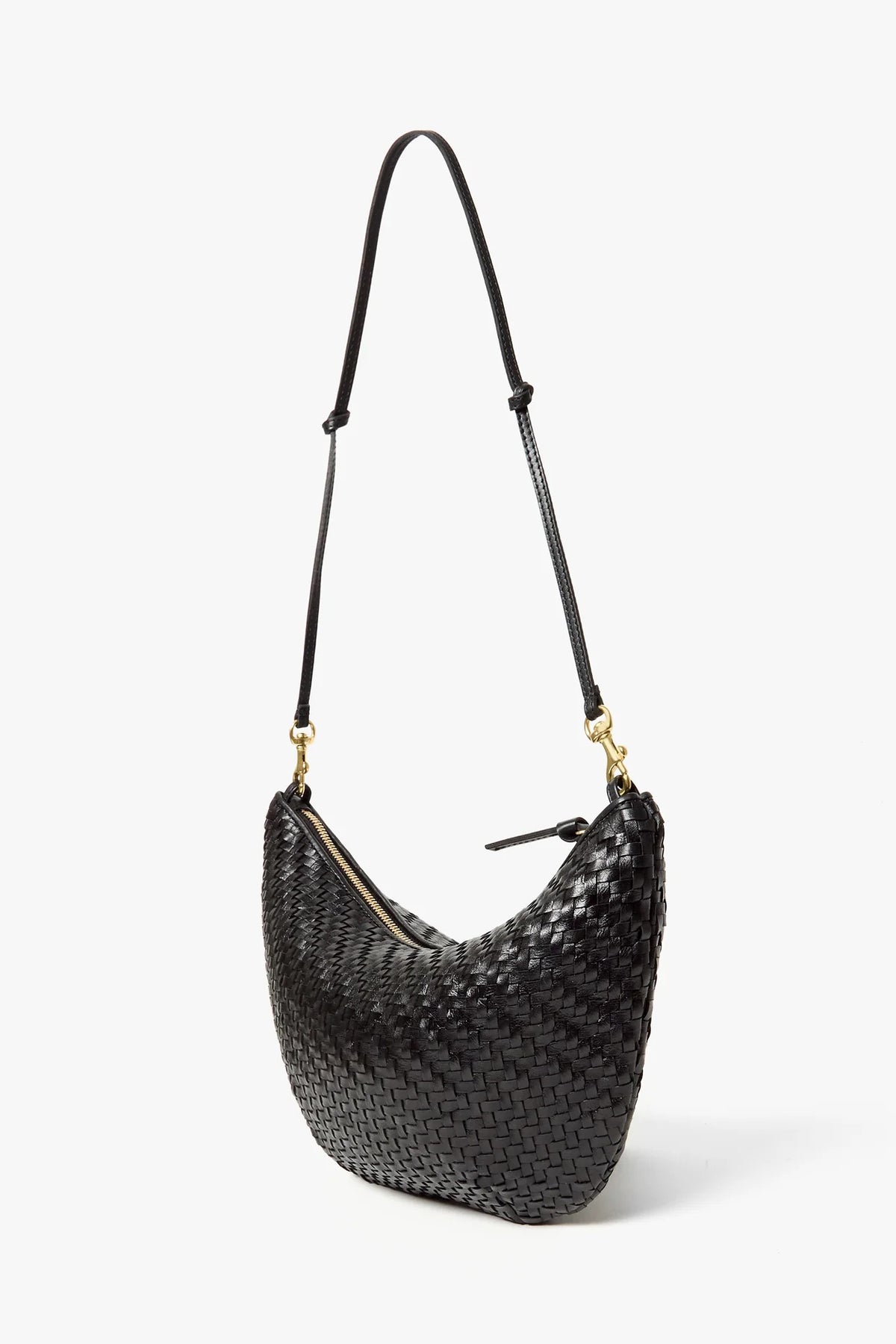 clare v. lune black woven zig zag