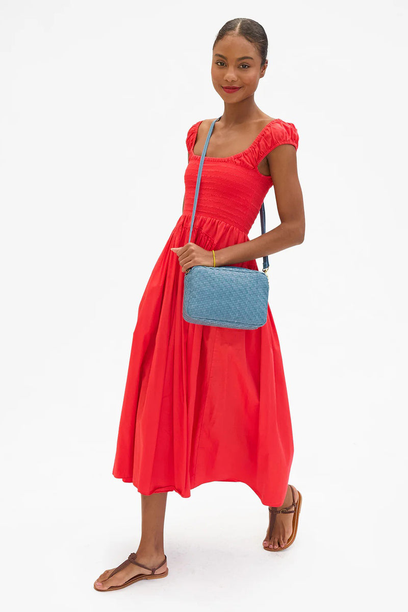 clare v. marisol desert blue woven