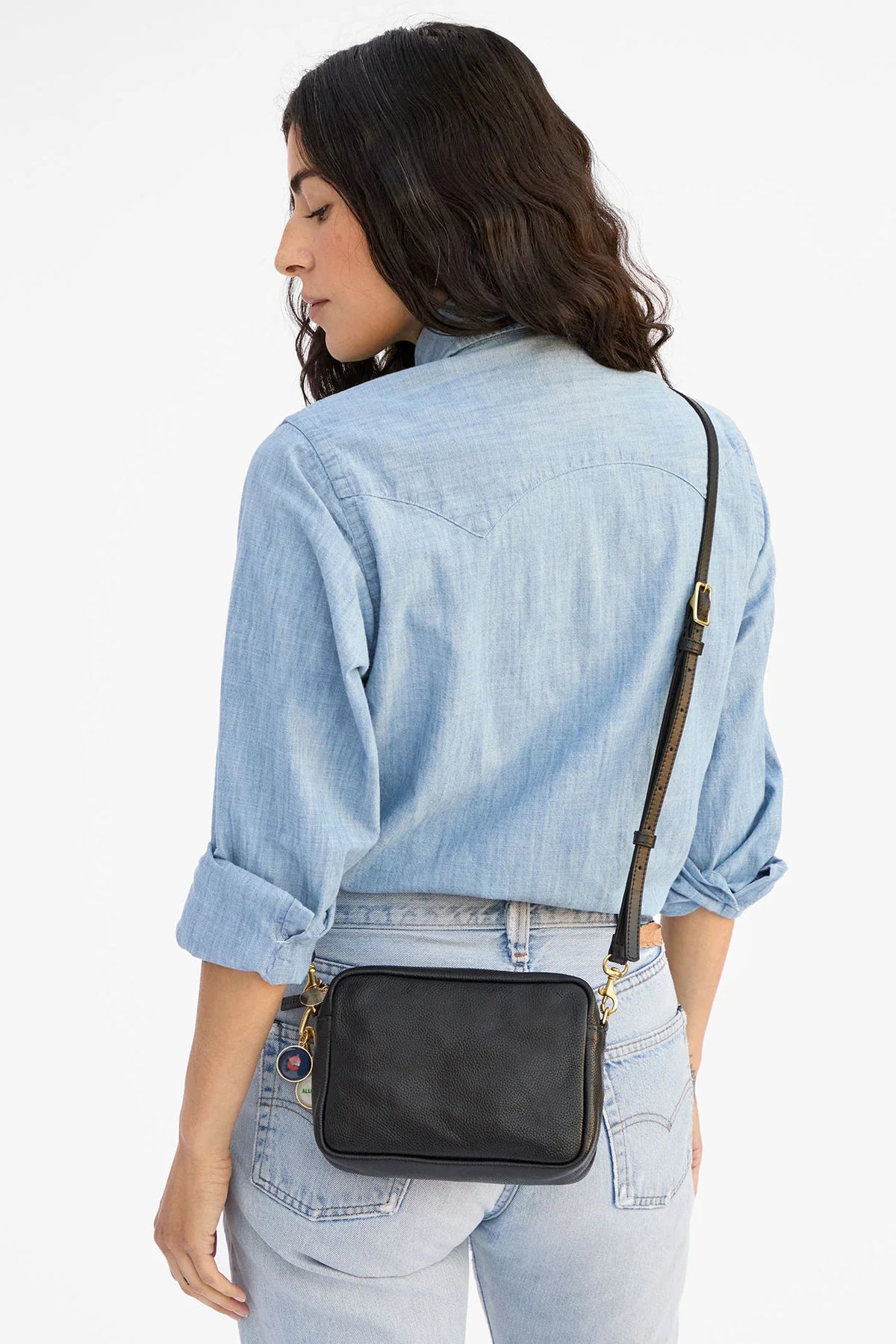 clare v. midi sac petit caviar black