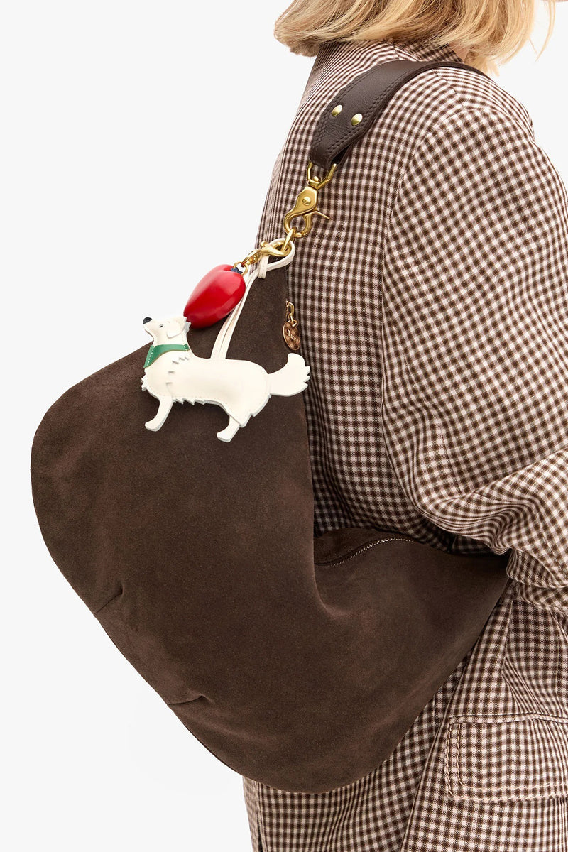 clare v. moyen messenger chocolate suede