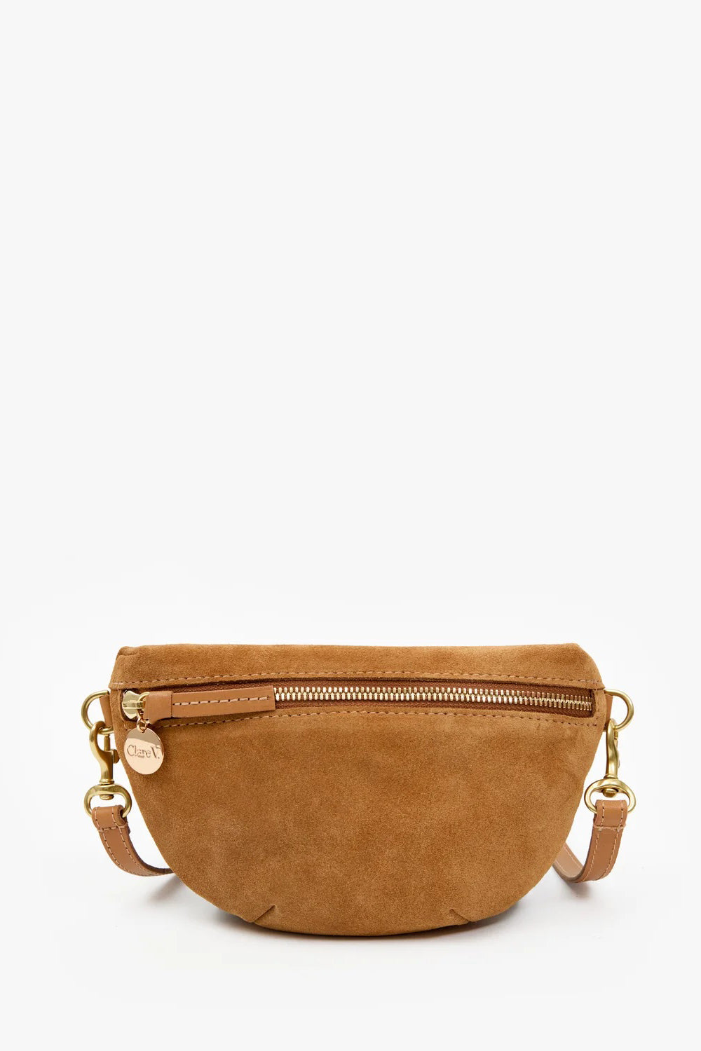 clare v. petite fanny caramel suede