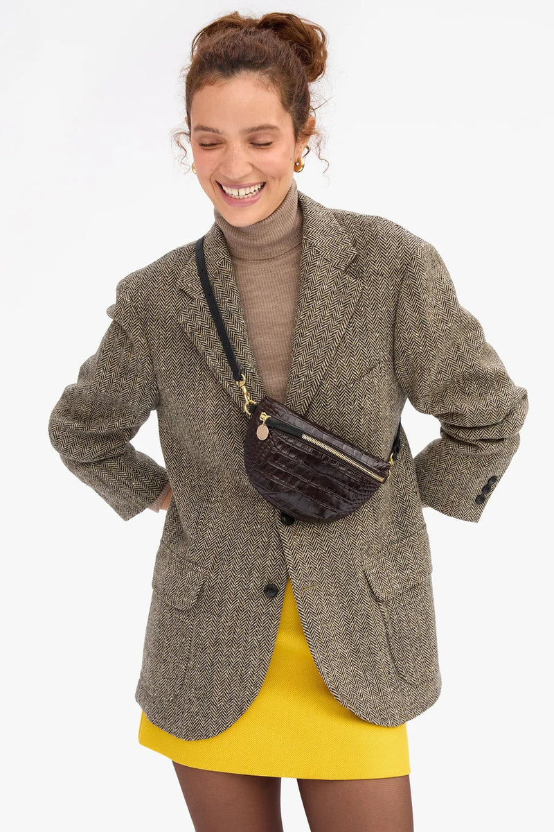clare v. petite fanny mahogany croco