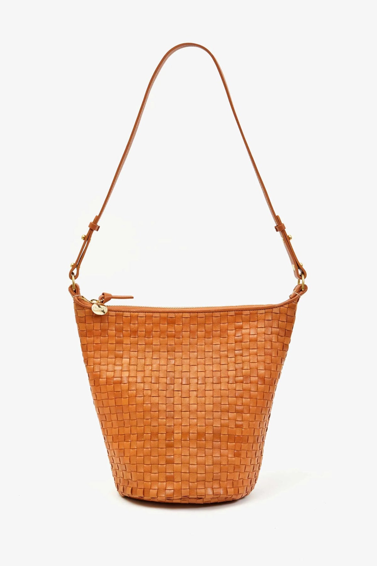 clare v. petite jeanne natural woven checker