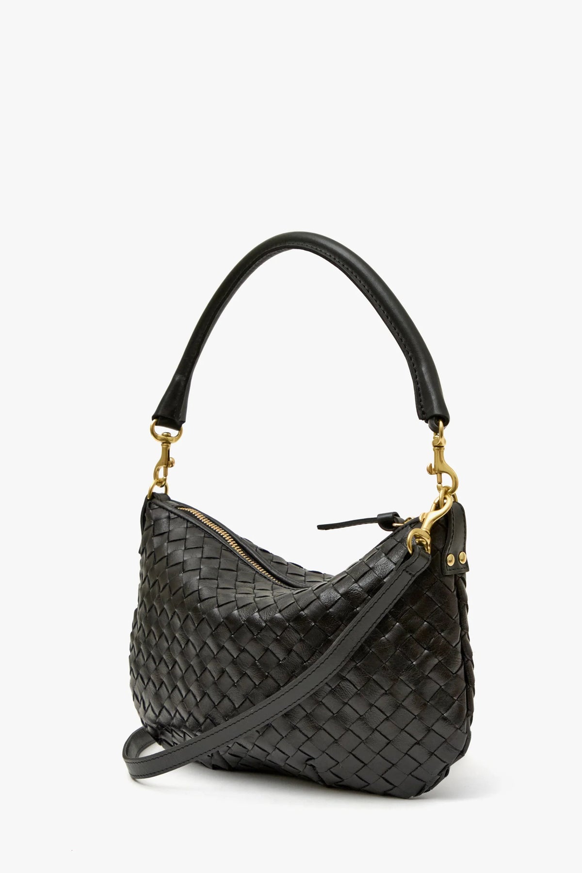 clare v. petit moyen black diagonal woven