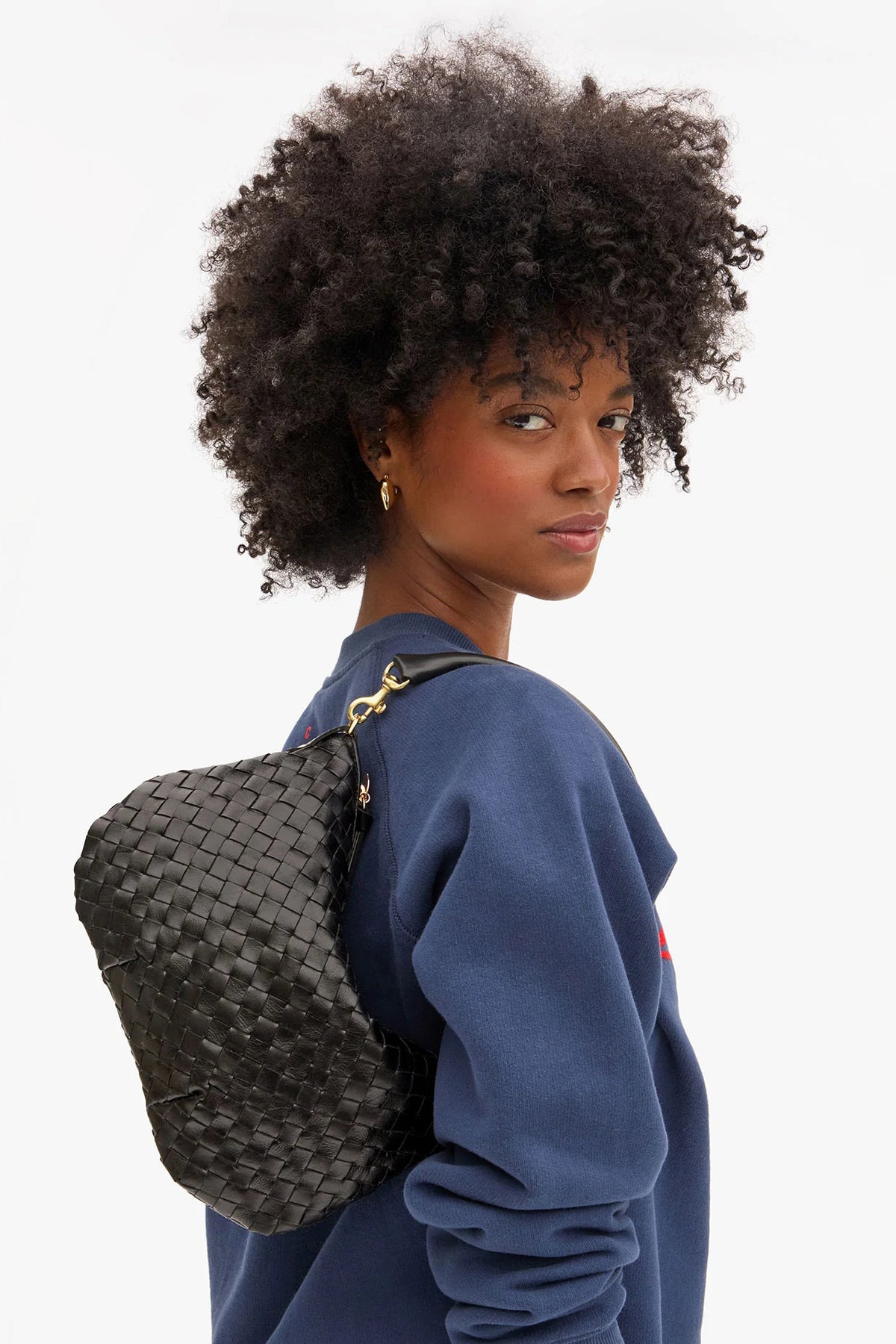 clare v. petit moyen black diagonal woven