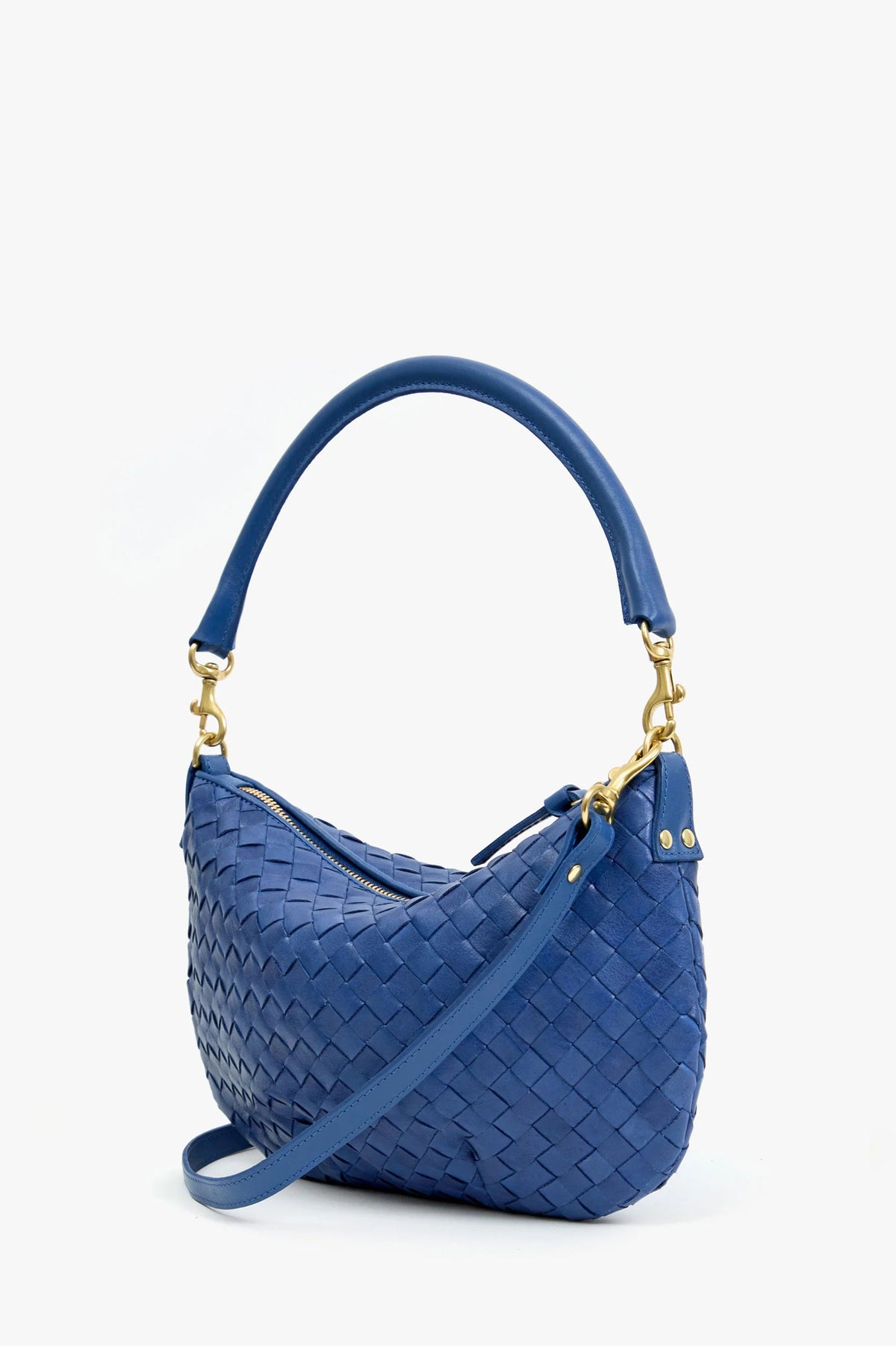 clare v. petit moyen french blue woven