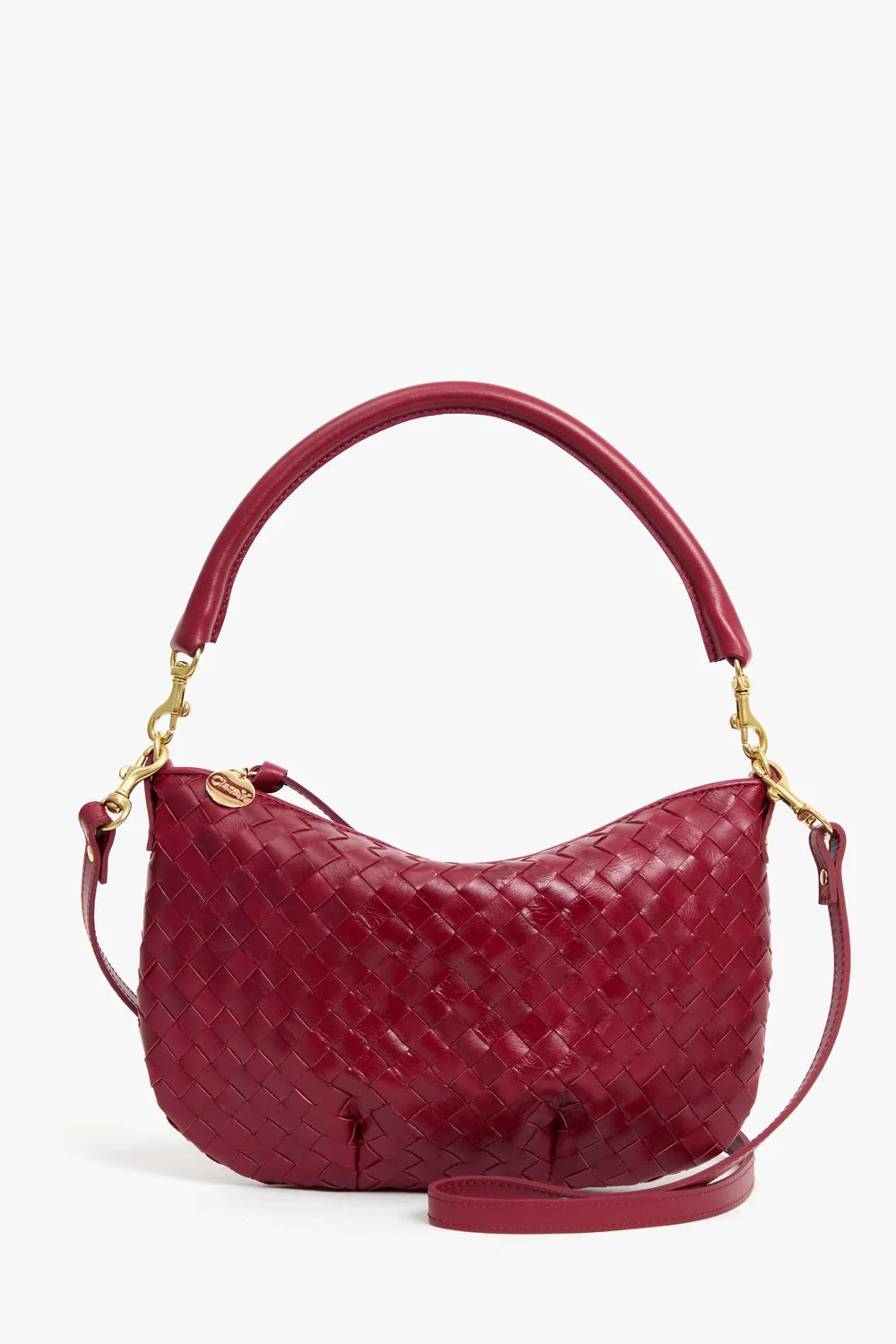 clare v. petit moyen garnet woven diagonal