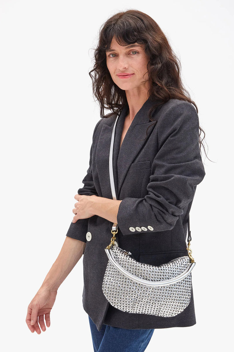 clare v. petit moyen silver woven etoile
