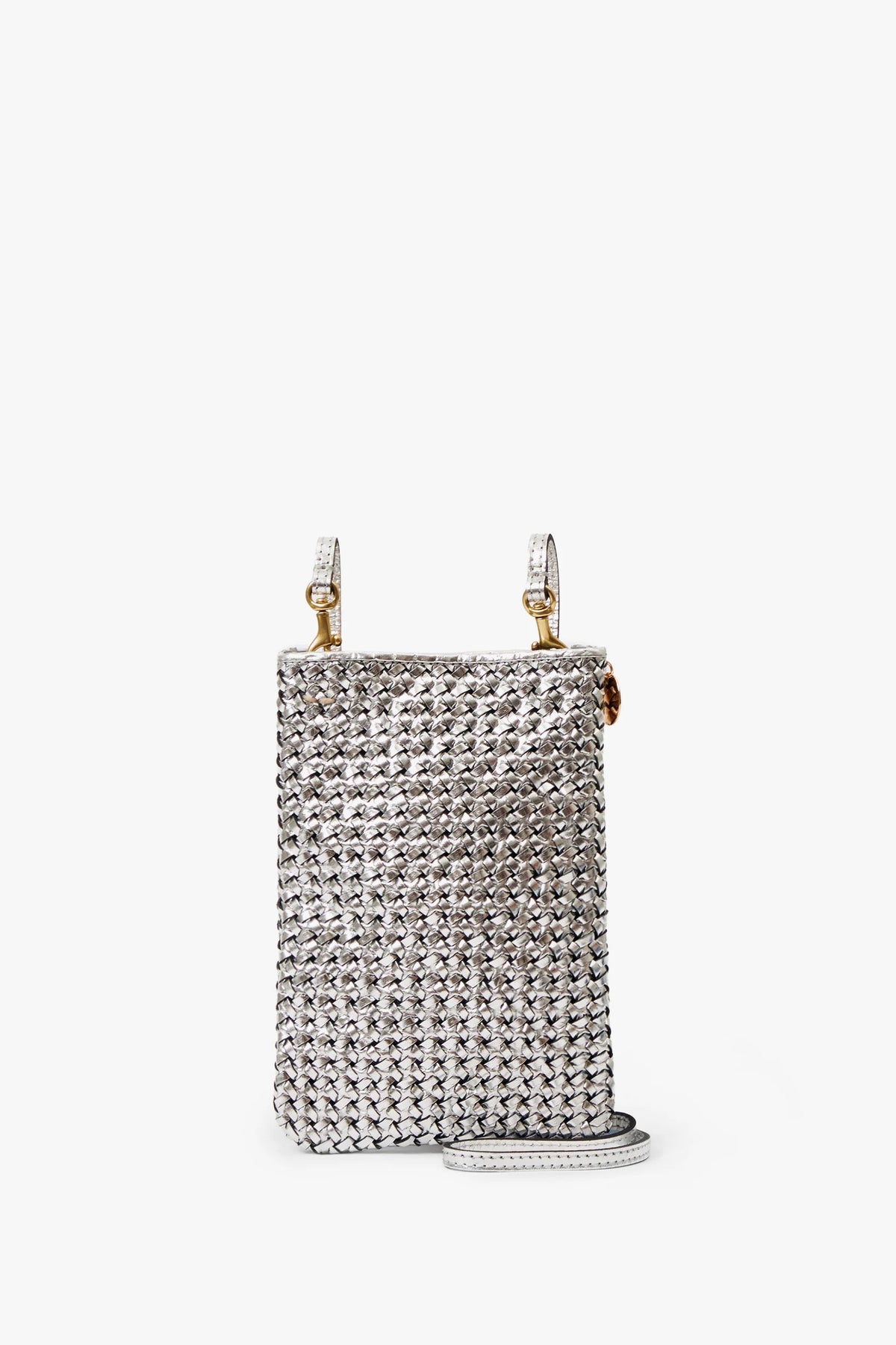 clare v. poche silver woven etoile 