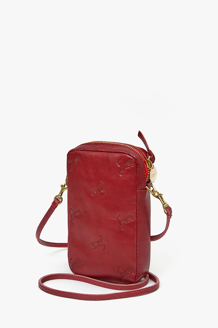 Clare V. Leather Shoulder Bag - Red Shoulder Bags, Handbags