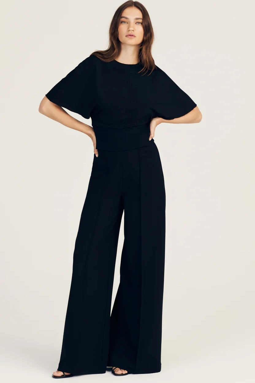 derek lam 10 crosby tempest wide leg trouser black 