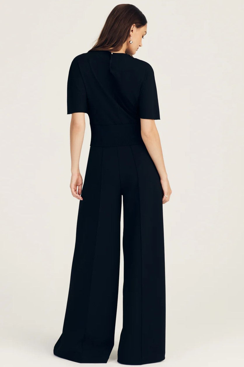 derek lam 10 crosby tempest wide leg trouser black 