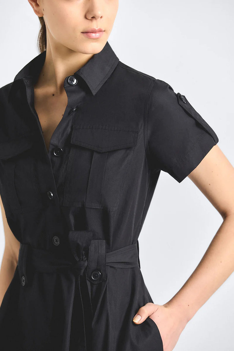 derek lam 10 crosby azora dress black