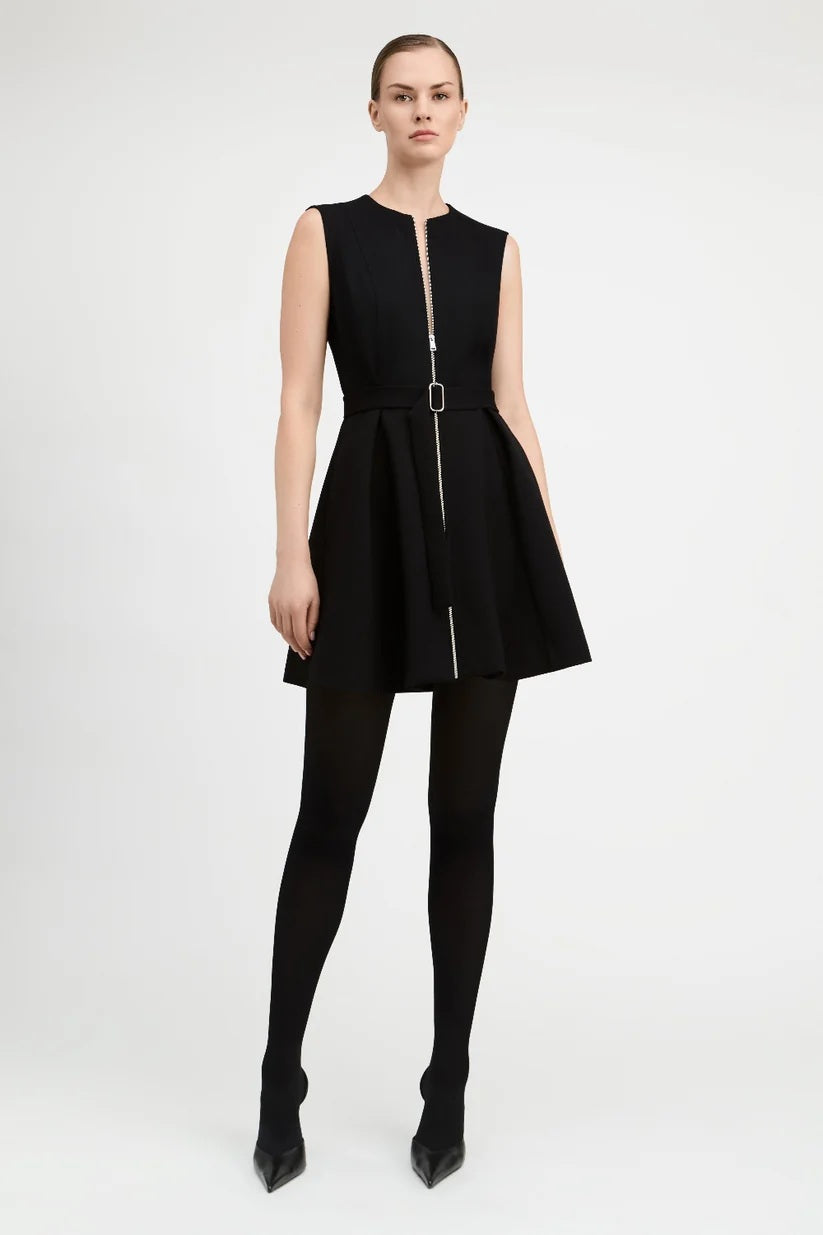 derek lam deeda dress black