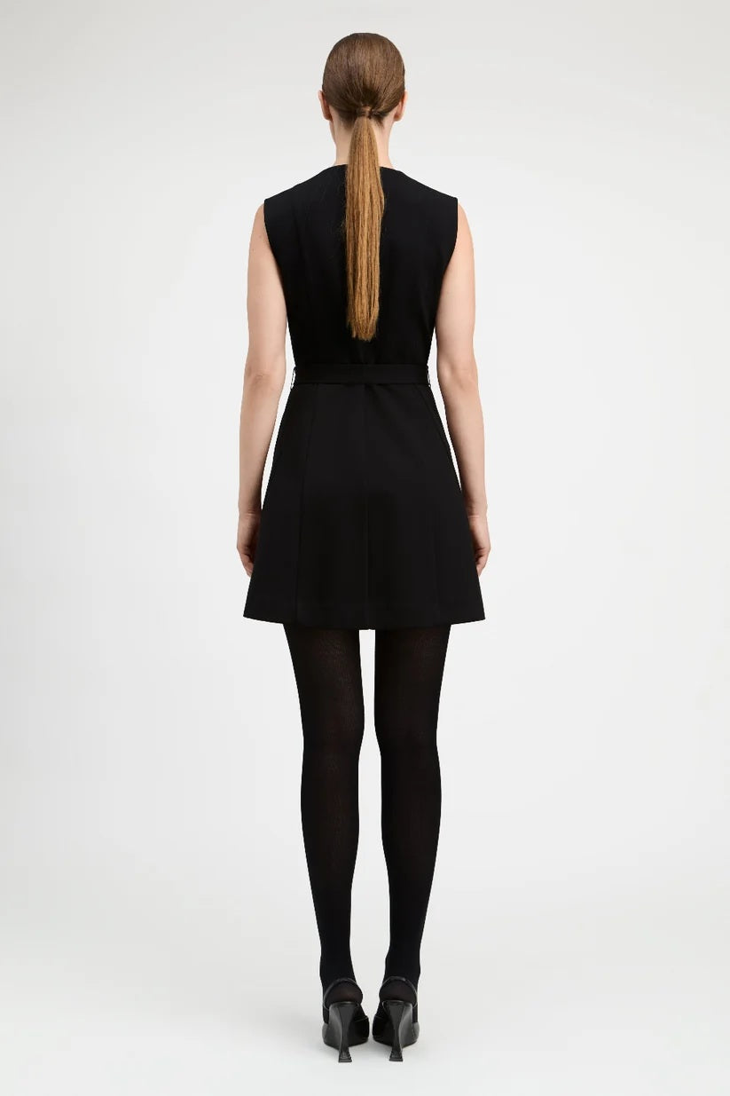 derek lam deeda dress black
