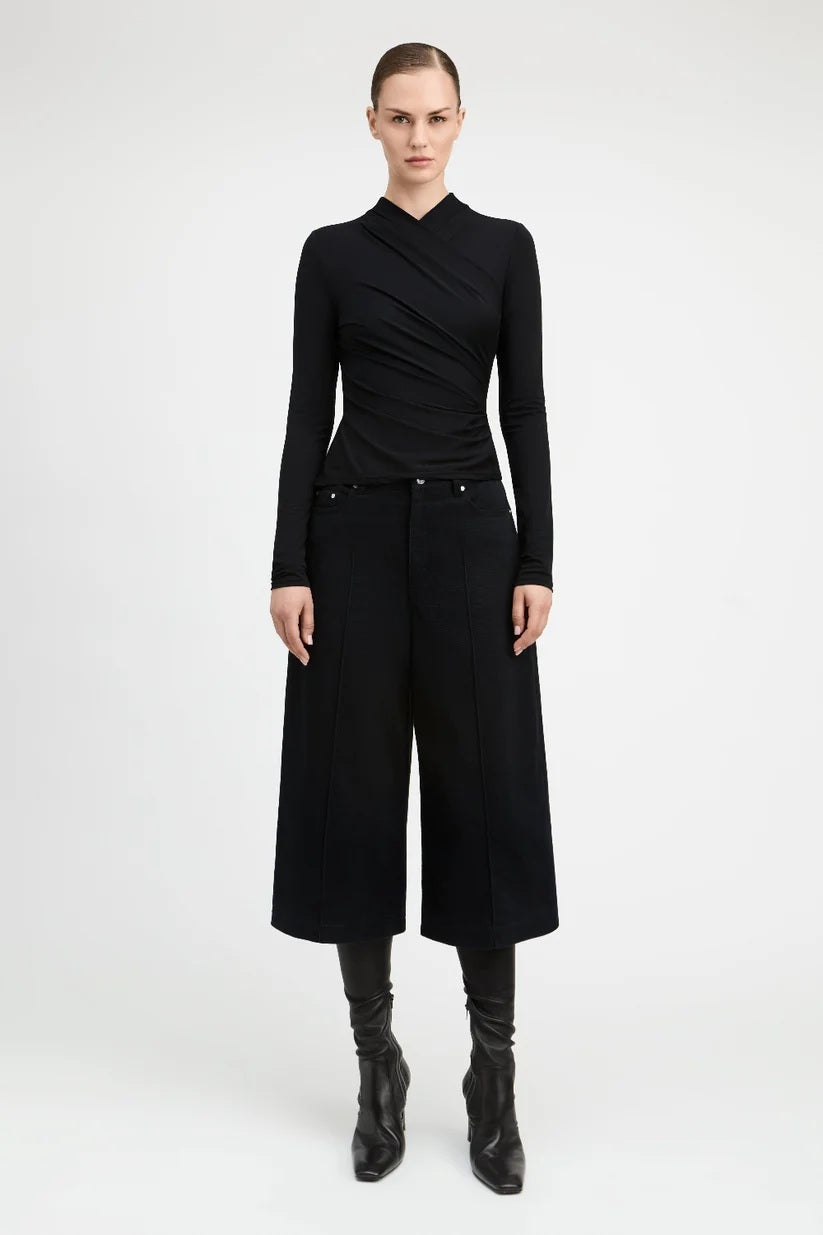 derek lam isaiah top black