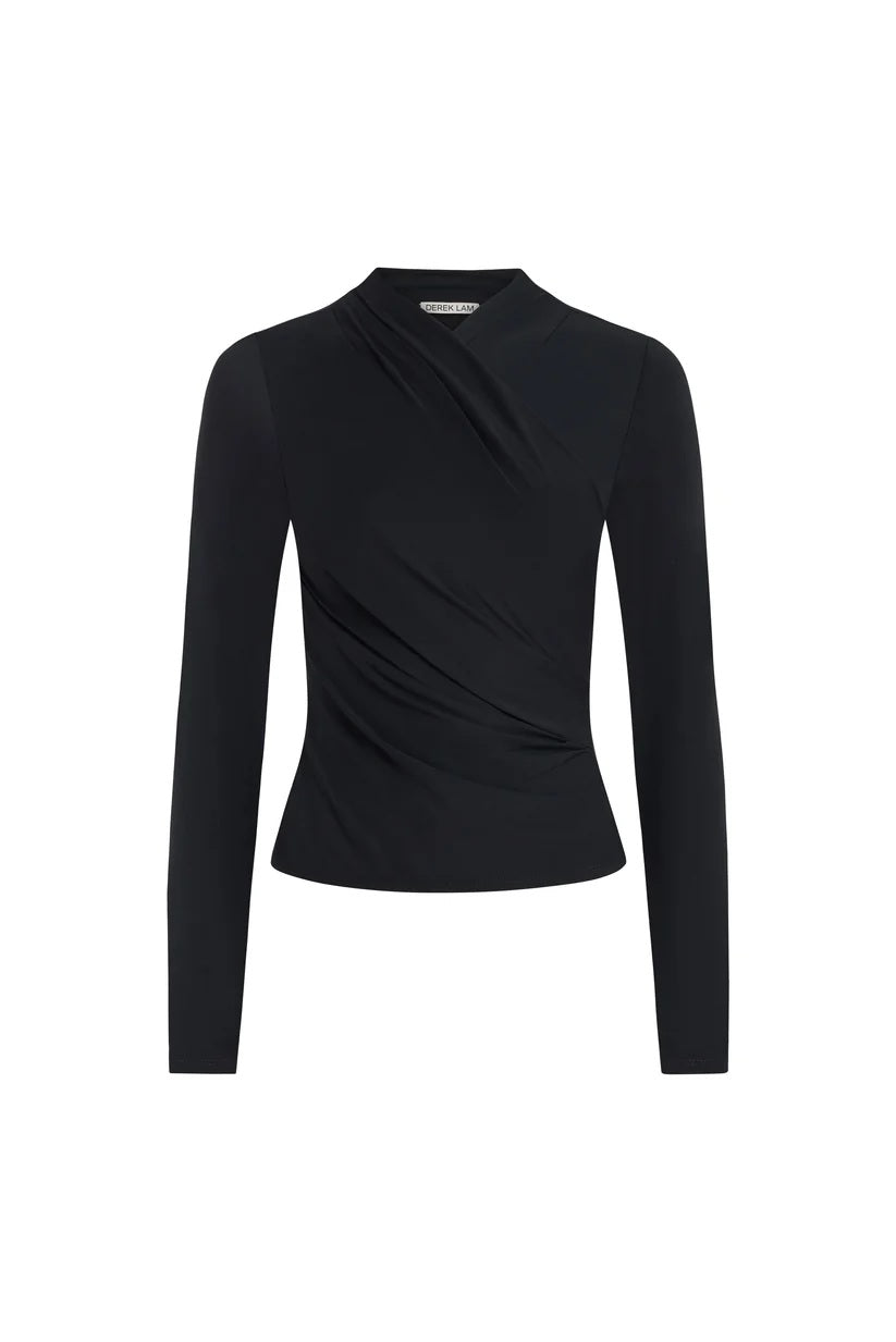 derek lam isaiah top black