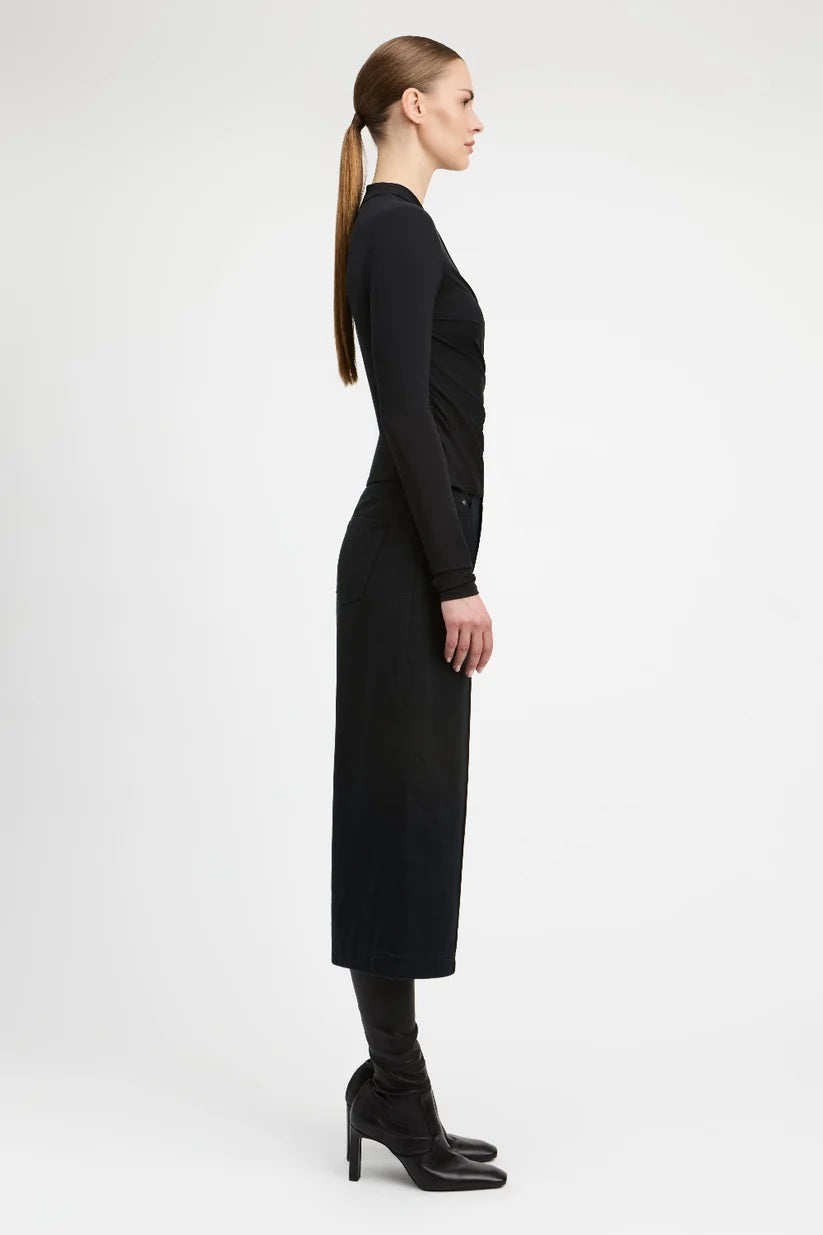 derek lam isaiah top black
