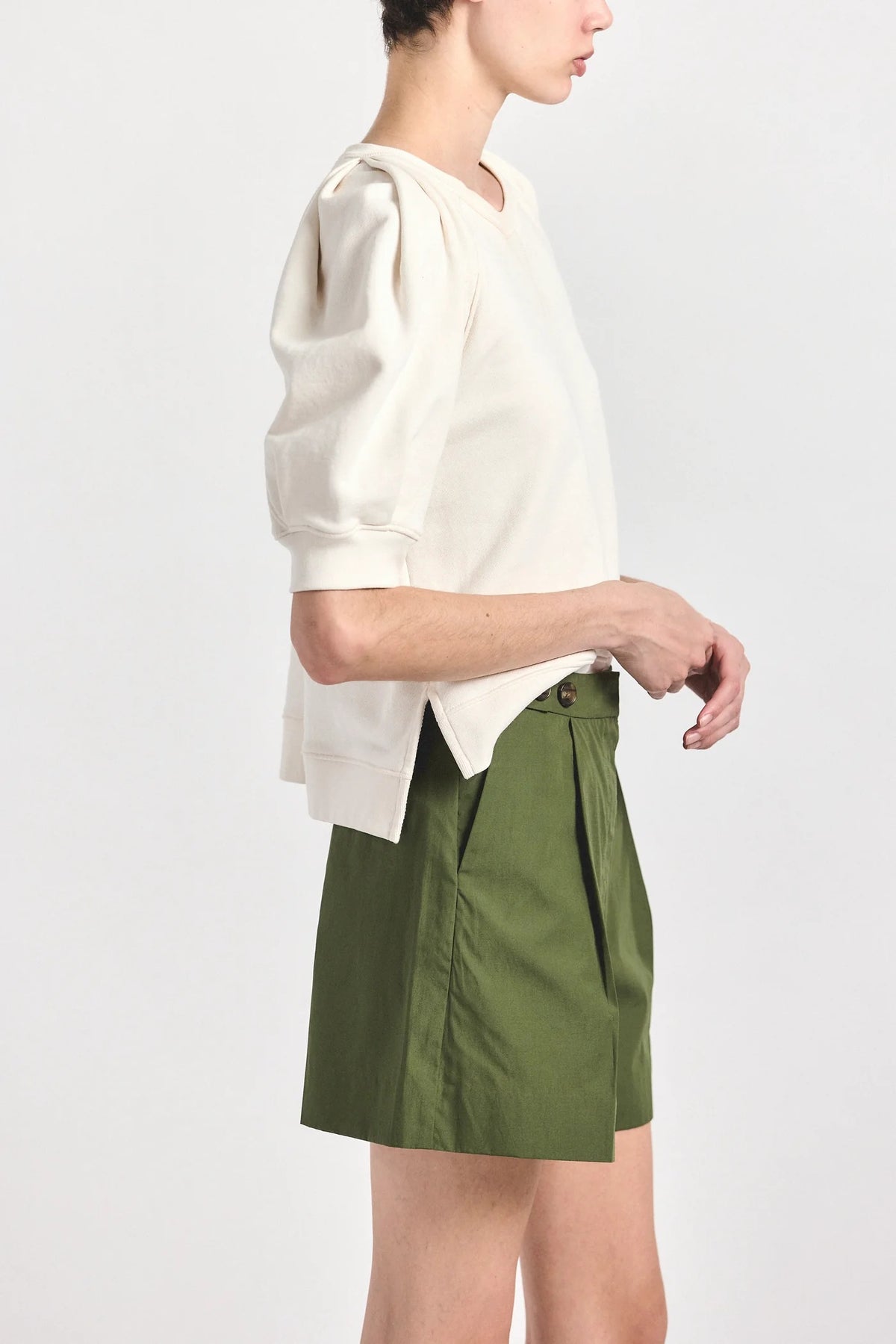derek lam 10 crosby prisilla top soft white