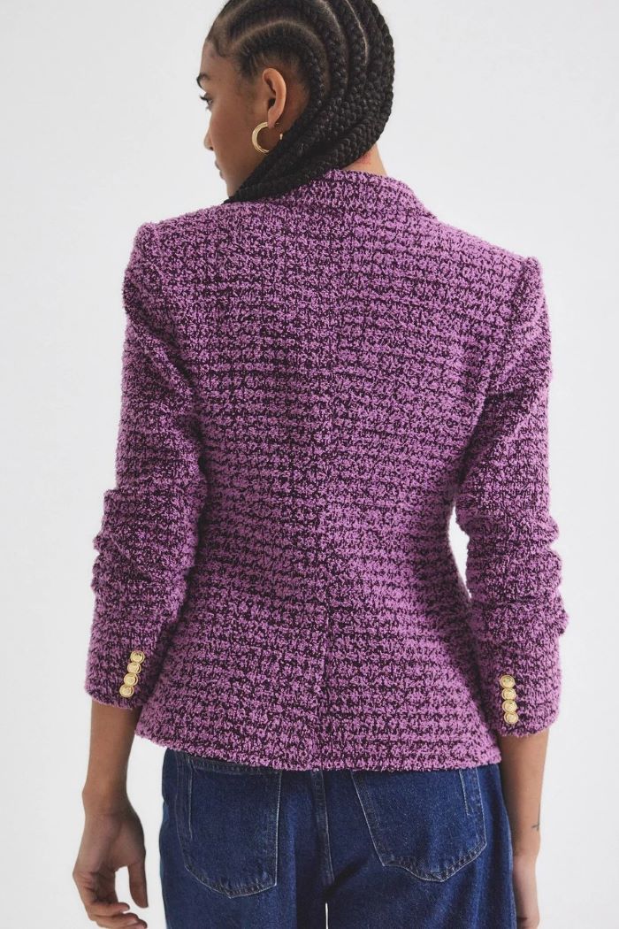 derek lam 10 crosby ralph jacket lilac/wild berry 