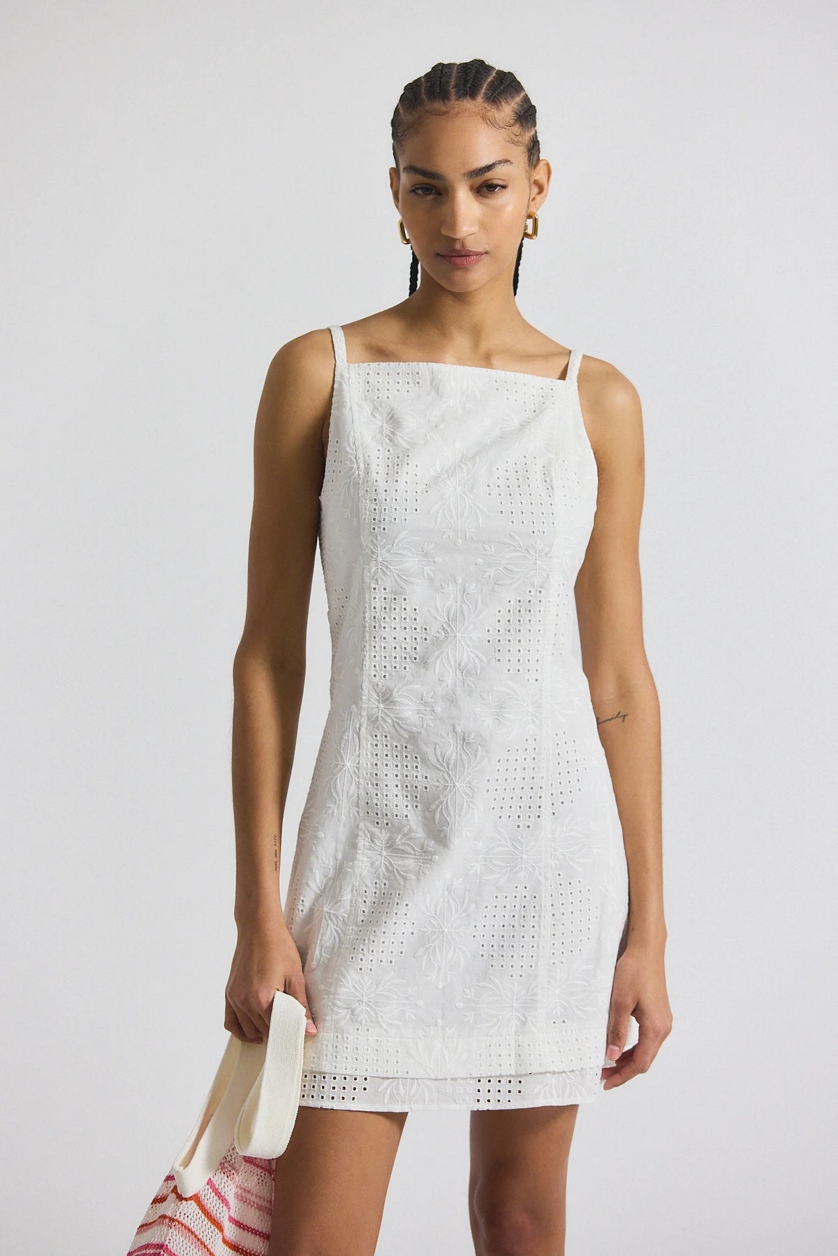 derek lam 10 crosby saige dress white