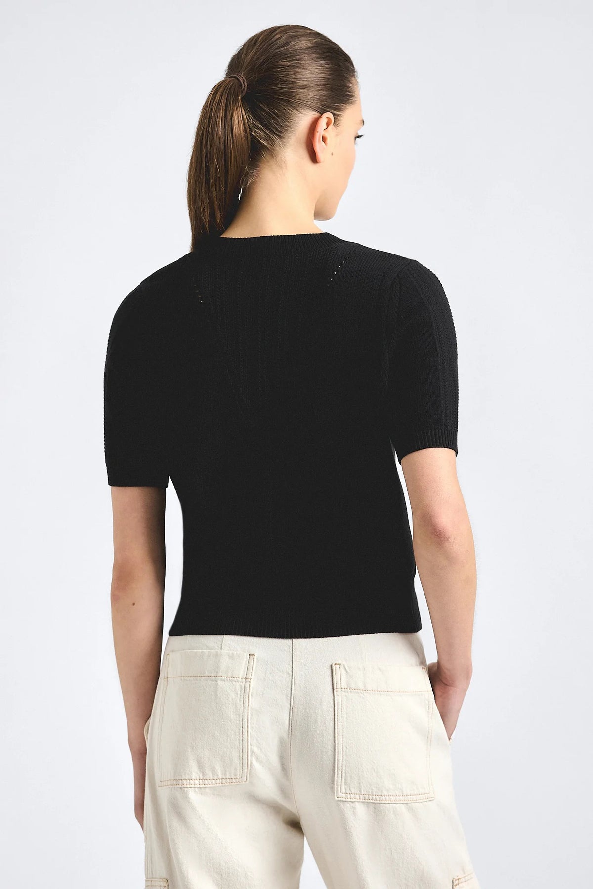 derek lam 10 crosby serenea sweater black