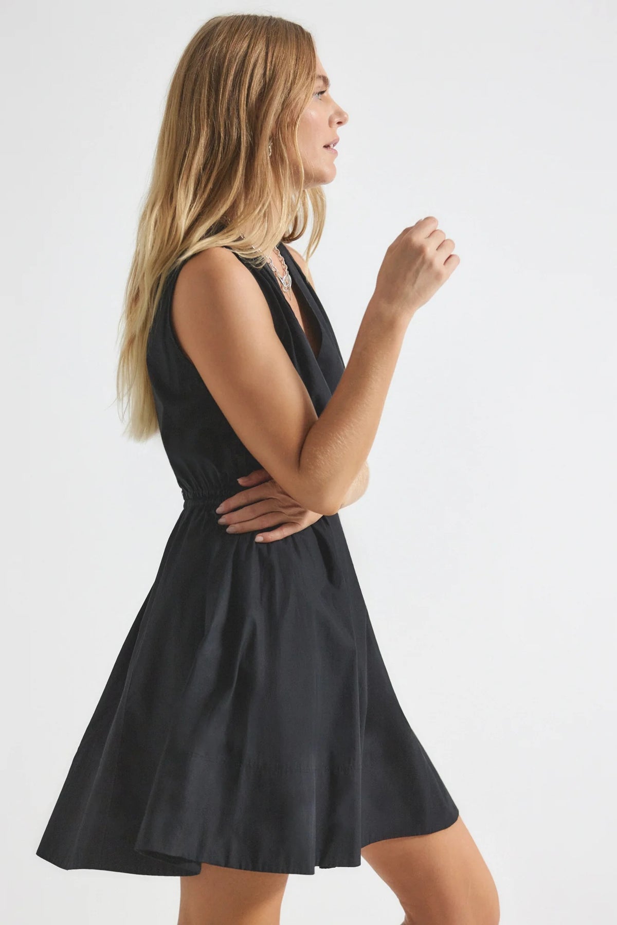 derek lam 10 crosby tia dress black